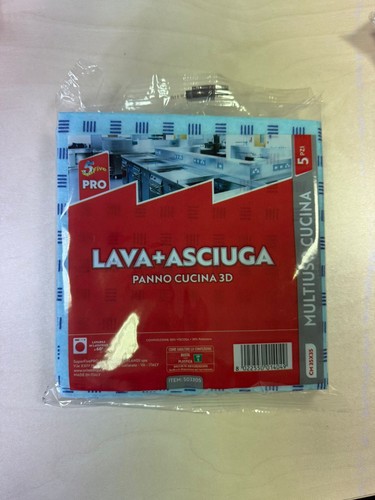 Panno lava asciuga per - e,