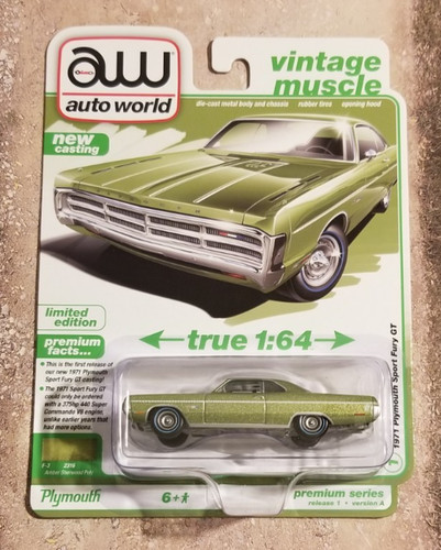 Auto world 1971 plymouth - auto,