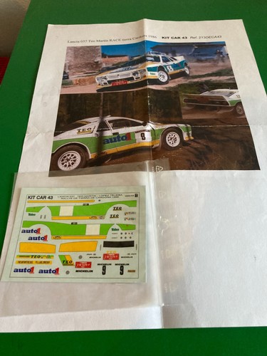 Decal lancia 037 - 037, rallye