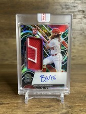 2022 Panini Spectra Brandon Marsh Rookie RC Patch Auto /16 #111 SP
