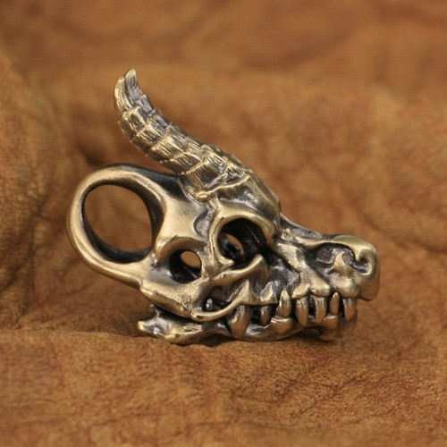 Ciondolo ottone drago - ottone,