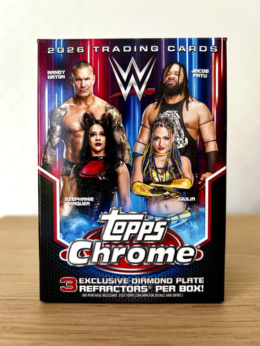 2026 topps chrome wwe carte - wwe,