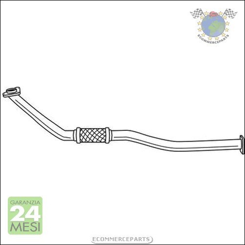 Tubo marmitta collettore - marmitta,