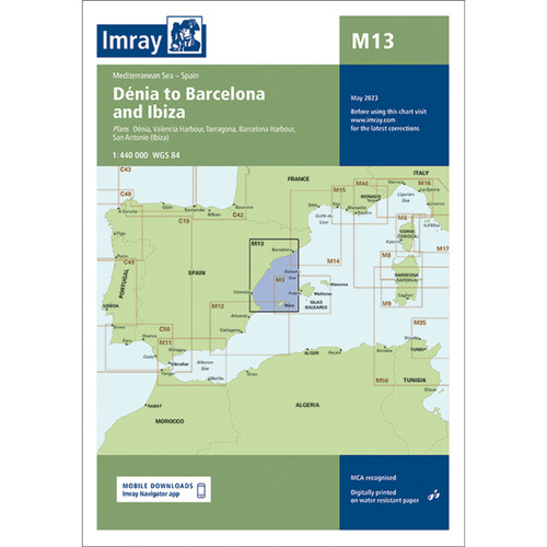 Imray chart m13 - m13:, dénia