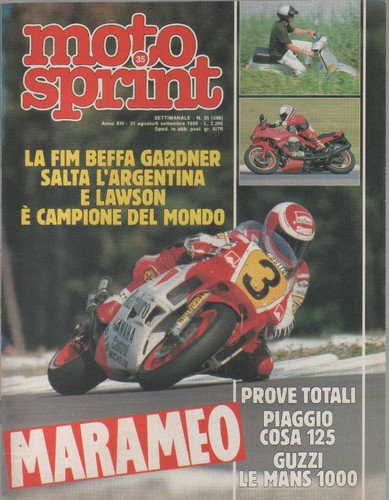 Moto sprint 1988 - n.,