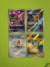 lotto 4 carte pokemon JAP -