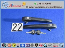 COPPIA MANIGLIE NERA PORTA