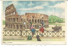 CARTOLINA  ROMA COLOSSEO