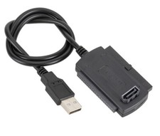 ADATTATORE USB 2.0 IDE SATA HARD DISK HD 2.5 e 3.5 POLLICI CAVO PC CONVERTITORE 