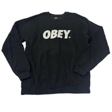 Felpa girocollo Obey uomo