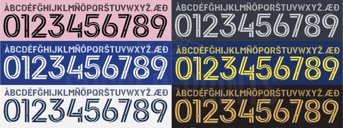 Set nome numero per american - nome,