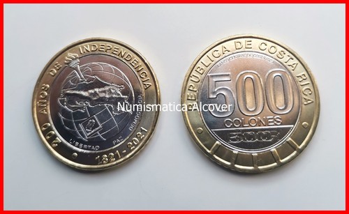 Costa rica 500 colones 2021 - 500,