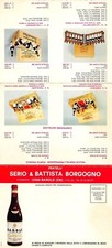 4097) CUNEO, VINI SERIO E BATTISTA BORGOGNO, BAROLO.