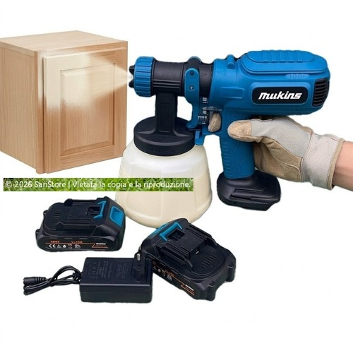 Pistola spruzzo batteria - a,