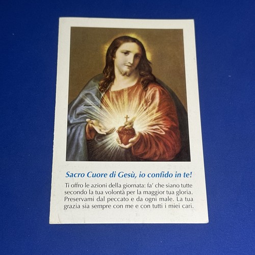 Sacro cuore gesu santino - cuore,