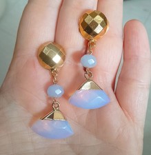 Orecchini Ottone Cristallo E