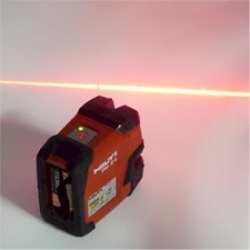 Hilti PM 2-L Livella laser a fascio rosso potenza a impulsi *OBIETTIVO ROTTO! LEGGI BENE!*