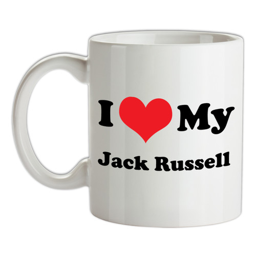 Love jack russell mug - russell,