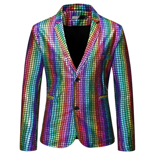 Giacca tuta blazer uomo check