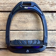 FLEX-ON GC STAFFE INCLINATE ULTRA GRIP BATTISTRADA NERO E VIOLA