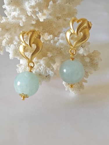 Orecchini pendenti con pietre - con,
