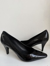 Decolte Geox nere in vernice