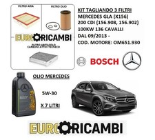 TAGLIANDO 3 FILTRI BOSCH OLIO