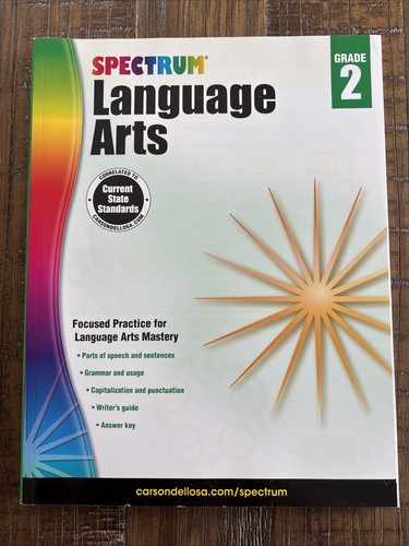 Spectrum language arts grade - language, arts,