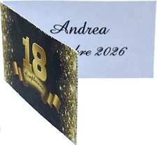 30Bigliettini 18 Anni