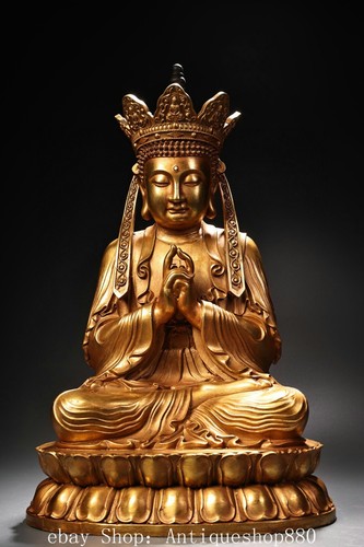 Vecchia statua tibet rame - statua,