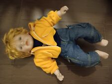 GRANDE BAMBOLA BAMBOLOTTO IN PORCELLANA 55 CM