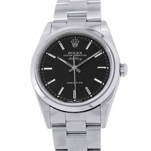 Rolex air king acciaio - 34, mm