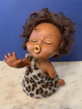 GRANDE BAMBOLA VINTAGE GOMMA VINILE GIOCATTOLO BABY KISS SINWA GIAPPONE ANNI 60-70