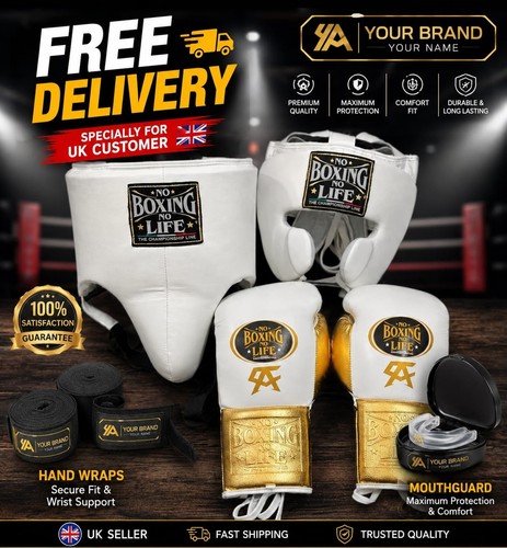 Set boxing life - no, guanti
