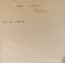 TRILUSSA  LE COSE  Mondadori 1922 CON DEDICA AUTOGRAFA