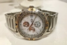 OROLOGIO uomo Cronografo, SIGEL WATCH, Vintage, Water Resistant, Made in Italy