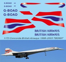 1/72 Decals per Concorde