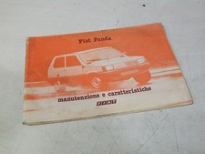 LIBRETTO - MANUALE USO E MANUTENZIONE FIAT PANDA 30 - 45 - ORIGINALE