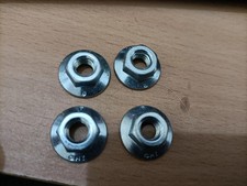 DADI M6 DADO ZINCATO FLANGIATO DENTATO FILETTATO METRICO VITI BULLONI RONDELLA