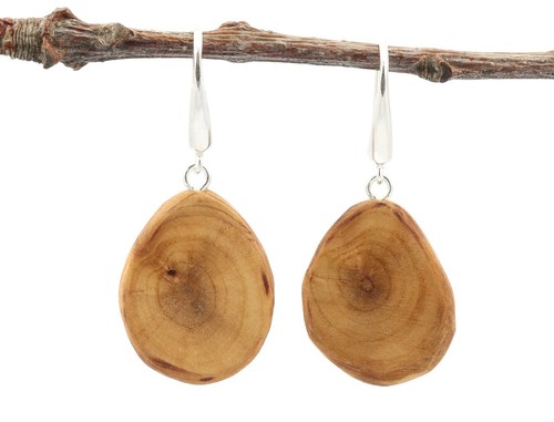 Gioielli legno orecchini in - legno,