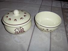 MULINO BIANCO : SCODELLA + PORTA BISCOTTI  ANNI 1983/1984 + LIBRO 