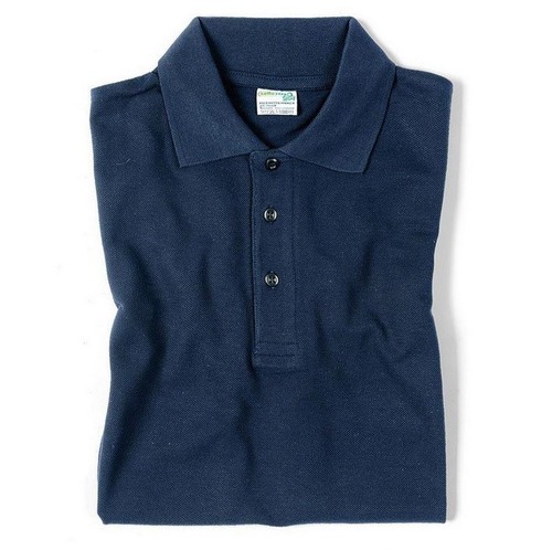 Polo unisex blu - unisex, navy