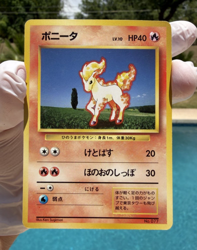 Carta pokemon ponyta - pokemon,