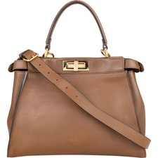 Borsa a mano Fendi Brown