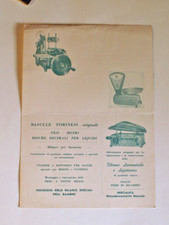 LL684-U.BOLOGNESI LUGO BASCULE BILANCE AFFETTATRICI-DEPLIANT PUB.