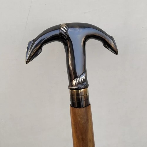 Antico ottone ancora testa - antico,
