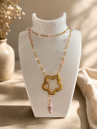 Collana uncinetto pesciolino - uncinetto,