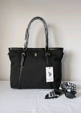 Borsa US Polo Assn nera e oro