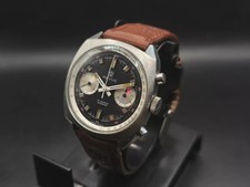 REVUE Crono Incabloc Valjoux 23 Manuale Vintage Orologio 1960-70's