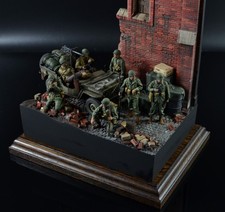 Jeep Willys Diorama Figurine